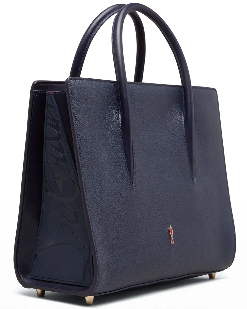 Medium Paloma Studded Leather Tote in Ink