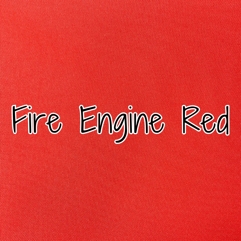Medium Weight Waterproof Canvas - Fire Engine Red (retail)