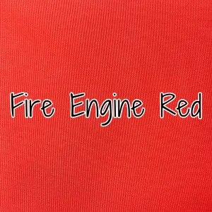 Medium Weight Waterproof Canvas - Fire Engine Red (retail)