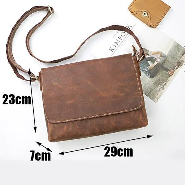 Men's Reduced-rate AETOO Leather Flash promotion Bag