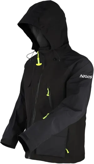 Men's Reinforced Workwear Tech Membrane Rain Jacket Durable All-Weather Work Gear