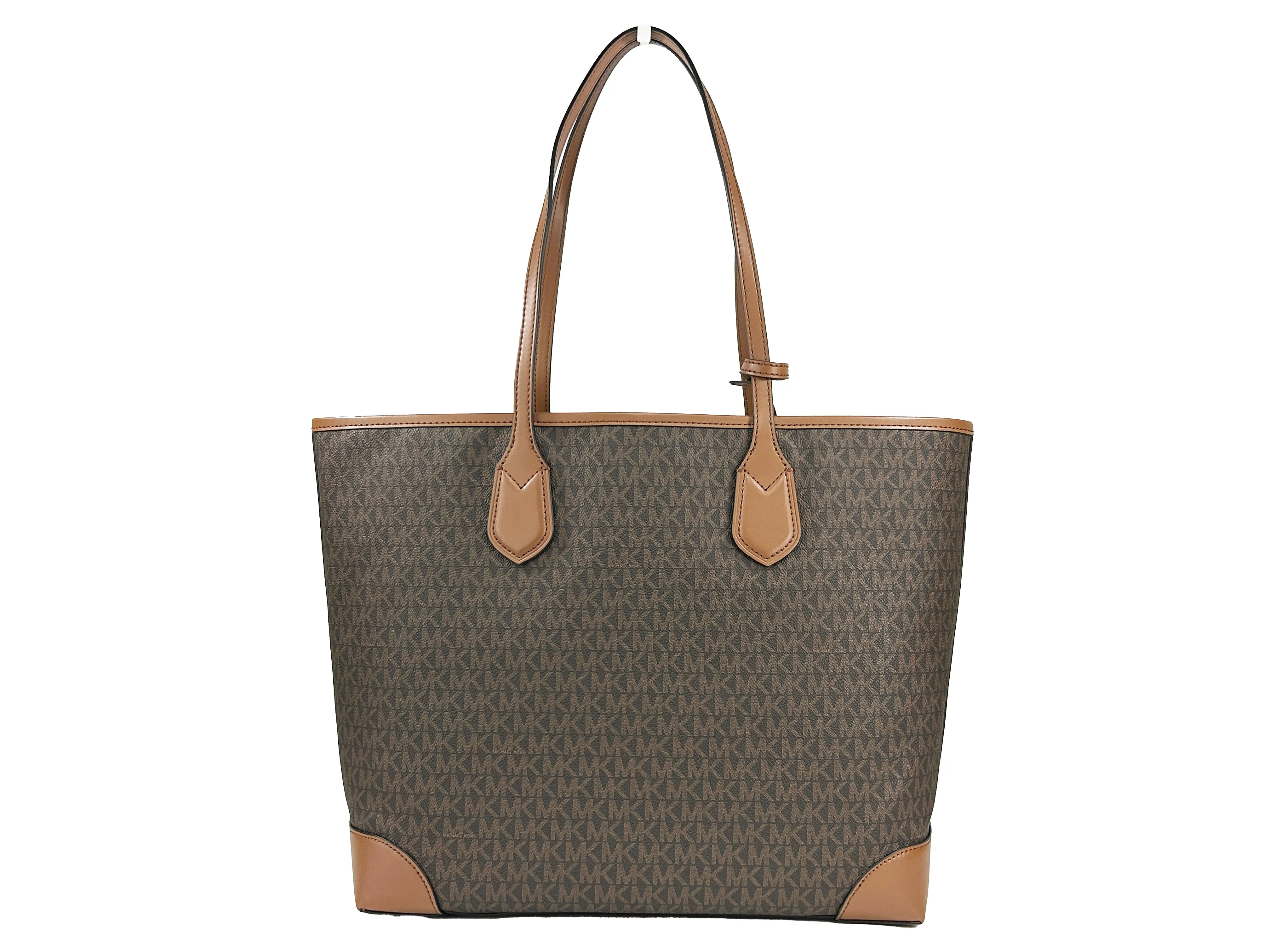 Michael Kors Eva Large Stripe Travel Tote Bag Plus Pouch