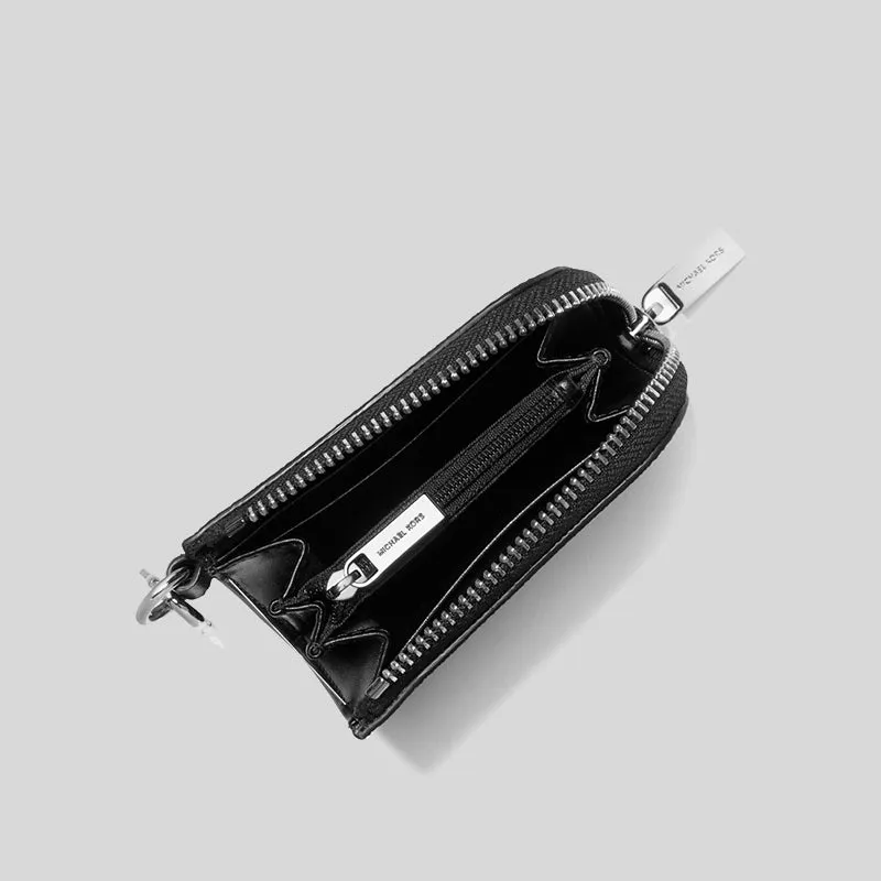 Michael Kors Logo Wallet and Keychain Gift Set Black RS-36S3LGFE6B