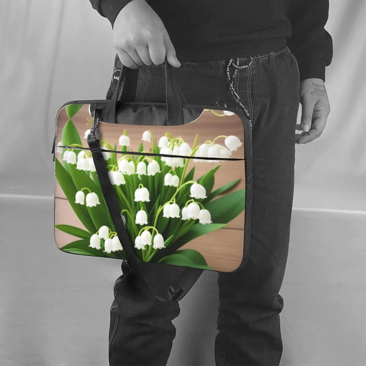 Middle Ages Pattern Laptop Shoulder Bag Notebook Computer Case Briefcase With Shoulder Straps And Handle