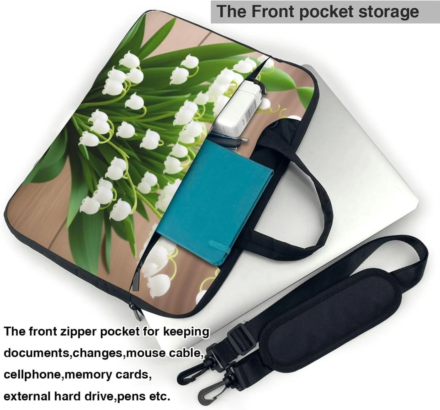 Middle Ages Pattern Laptop Shoulder Bag Notebook Computer Case Briefcase With Shoulder Straps And Handle