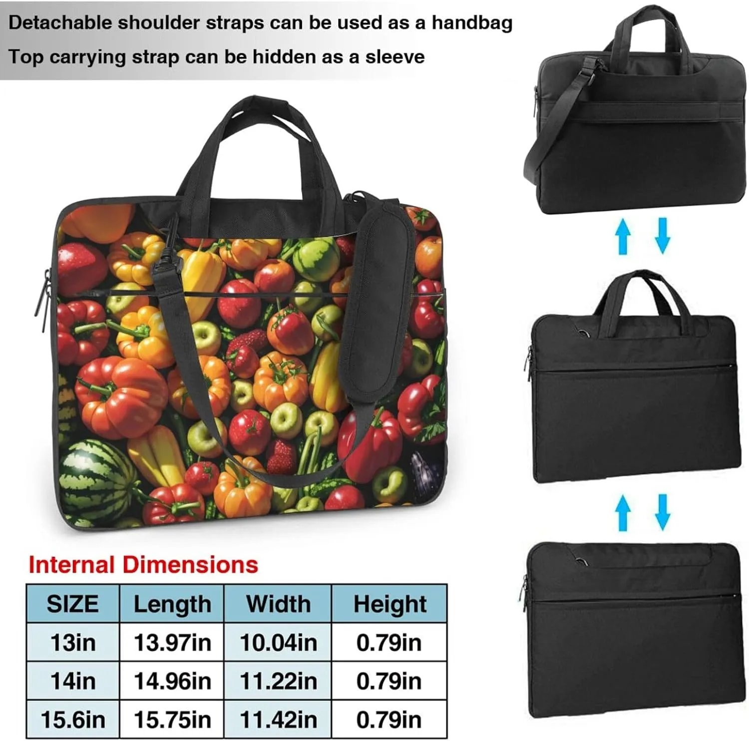 Middle Ages Pattern Laptop Shoulder Bag Notebook Computer Case Briefcase With Shoulder Straps And Handle