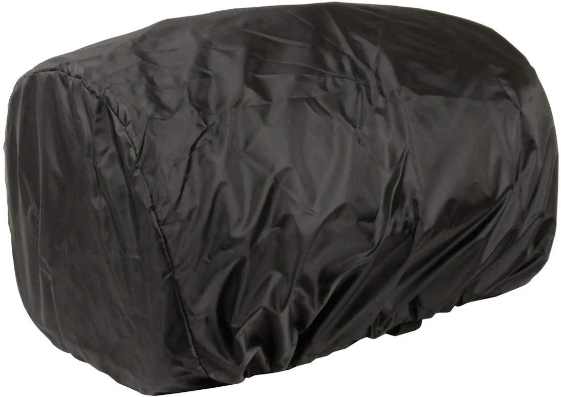 Milwaukee Leather SH683 Large Black Textile Duffel Style Motorcycle Sissy Bar Bag with Carry Strap - Large