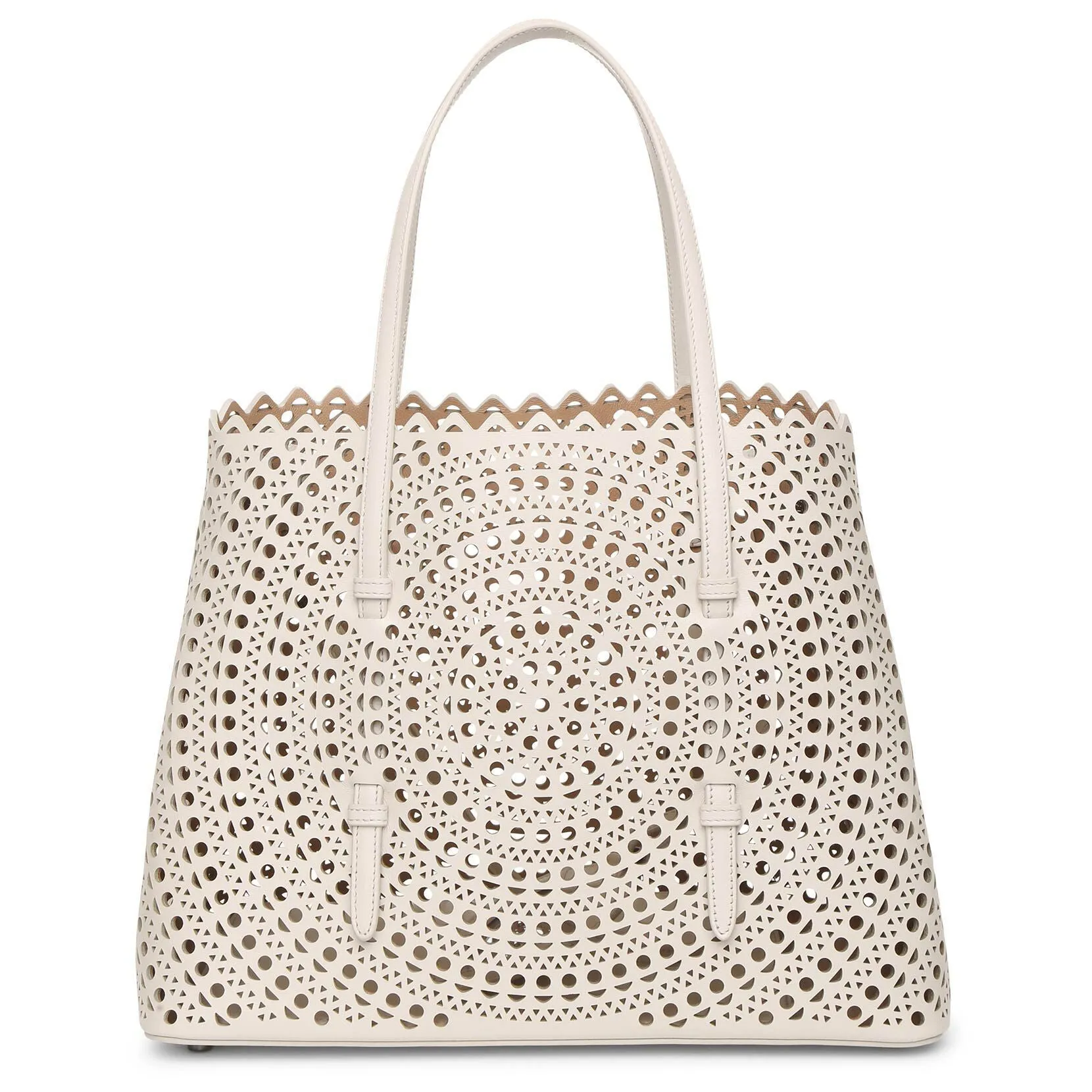 Mina 32 cream tote bag
