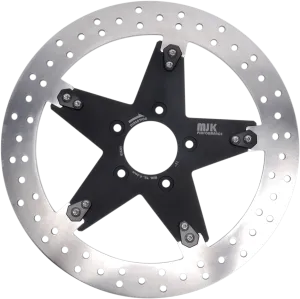 MJK Performance P-4650 Star 13in. Floating Brake Rotor - Black Anodized