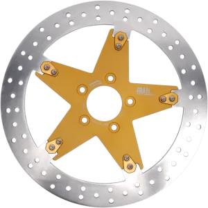 MJK Performance P-4654 Star 13in. Floating Brake Rotor - Gold Anodized
