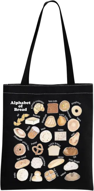 MNIGIU Bread Tote Bag - Lover's Gift for Bakers & Pastry Chefs