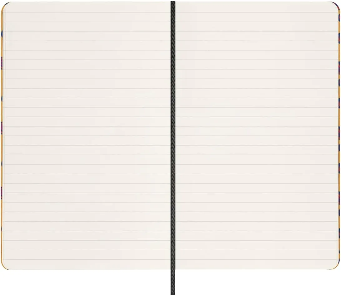 Moleskine Limited Edition Notebook Professional Silk, Large, Ruled, Yellow, Hard Cover (5 x 8.25)