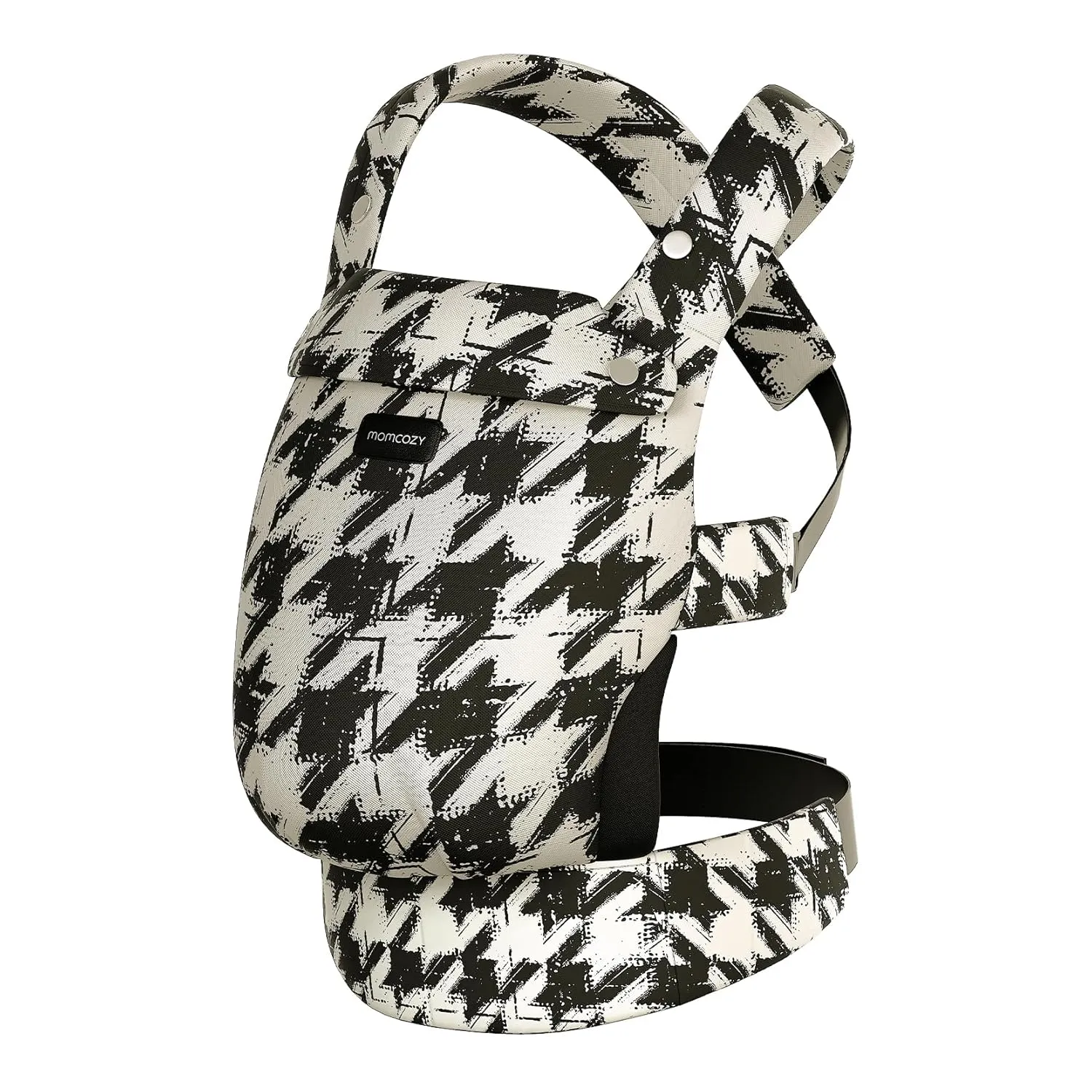 Momcozy Baby Carrier - Ergonomic, Cozy and Lightweight Carrier for 7-44lbs, Effortless to Put On, Ideal for Hands-Free Parenting, Enhanced Lumbar Support, Purehug for Infant to Toddler, Houndstooth