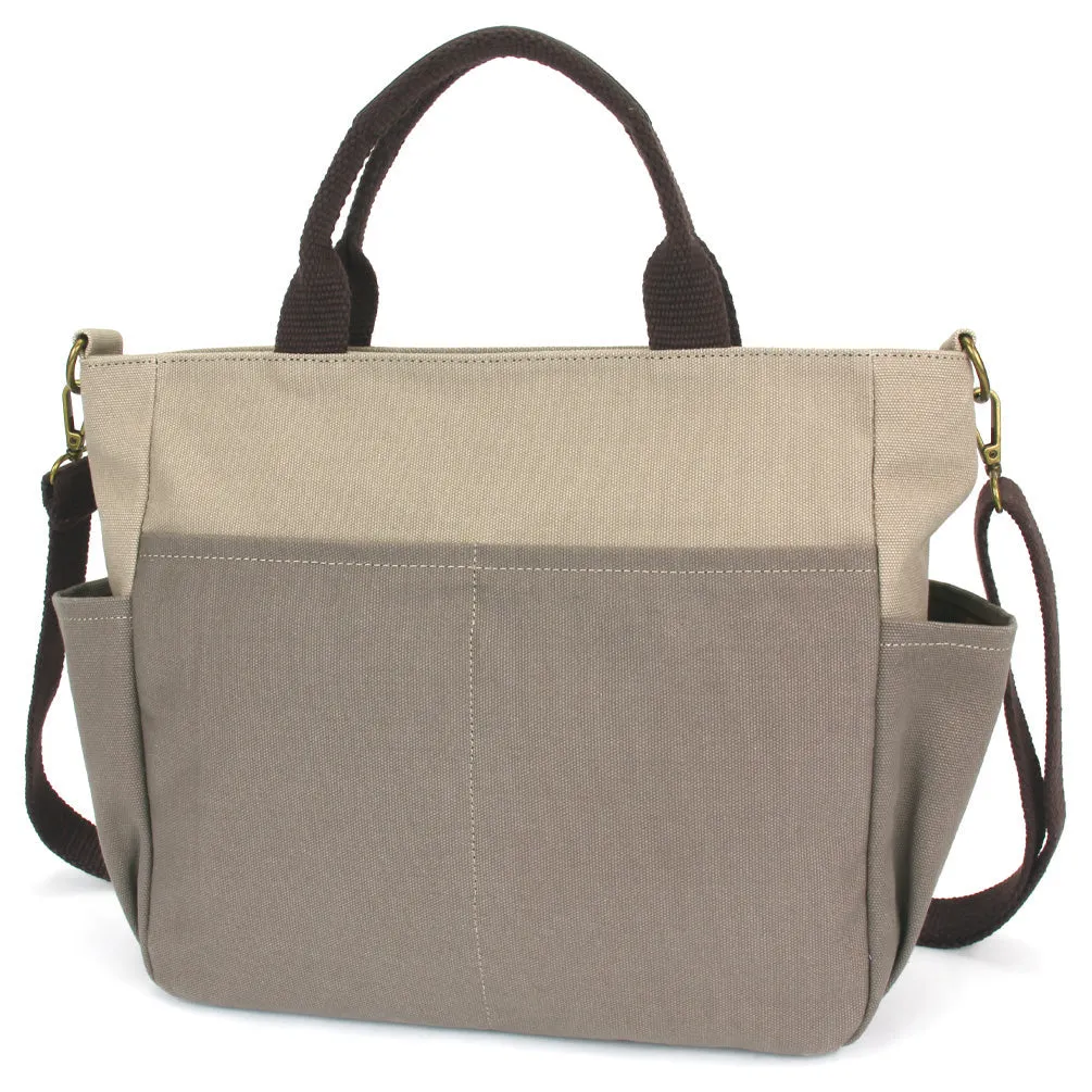 Multi Pocket Tote - Metal Charming Slim Cat