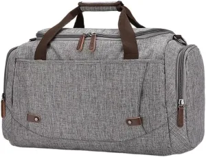 Multiple Compartments Waterproof Large Overnight Bag For Men Carry on Canvas Travel Duffel Bags With Suitcase