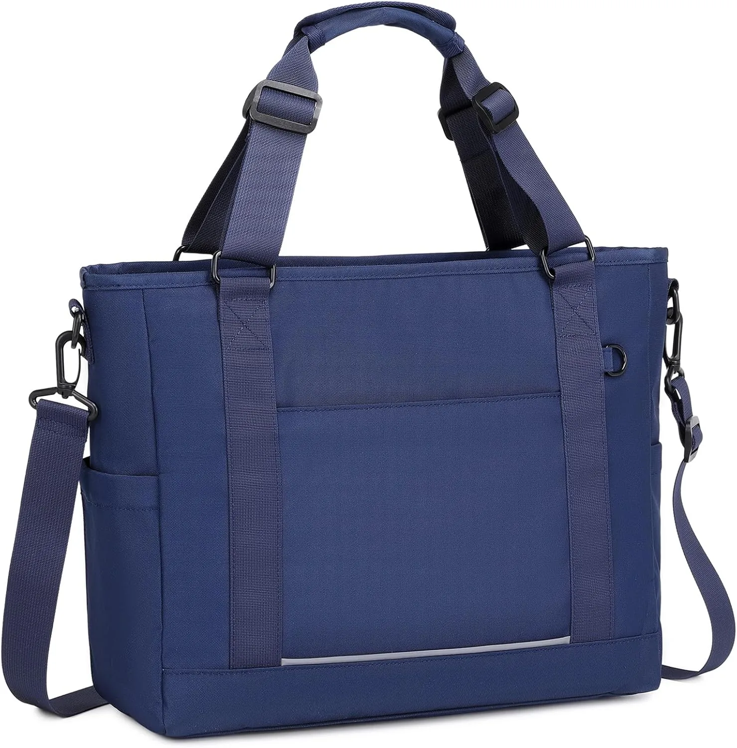 mygreen Laptop Tote Bag, Middle Size Computer Messenger Teacher Bag with 15.6 inch Padded Laptop Sleeve