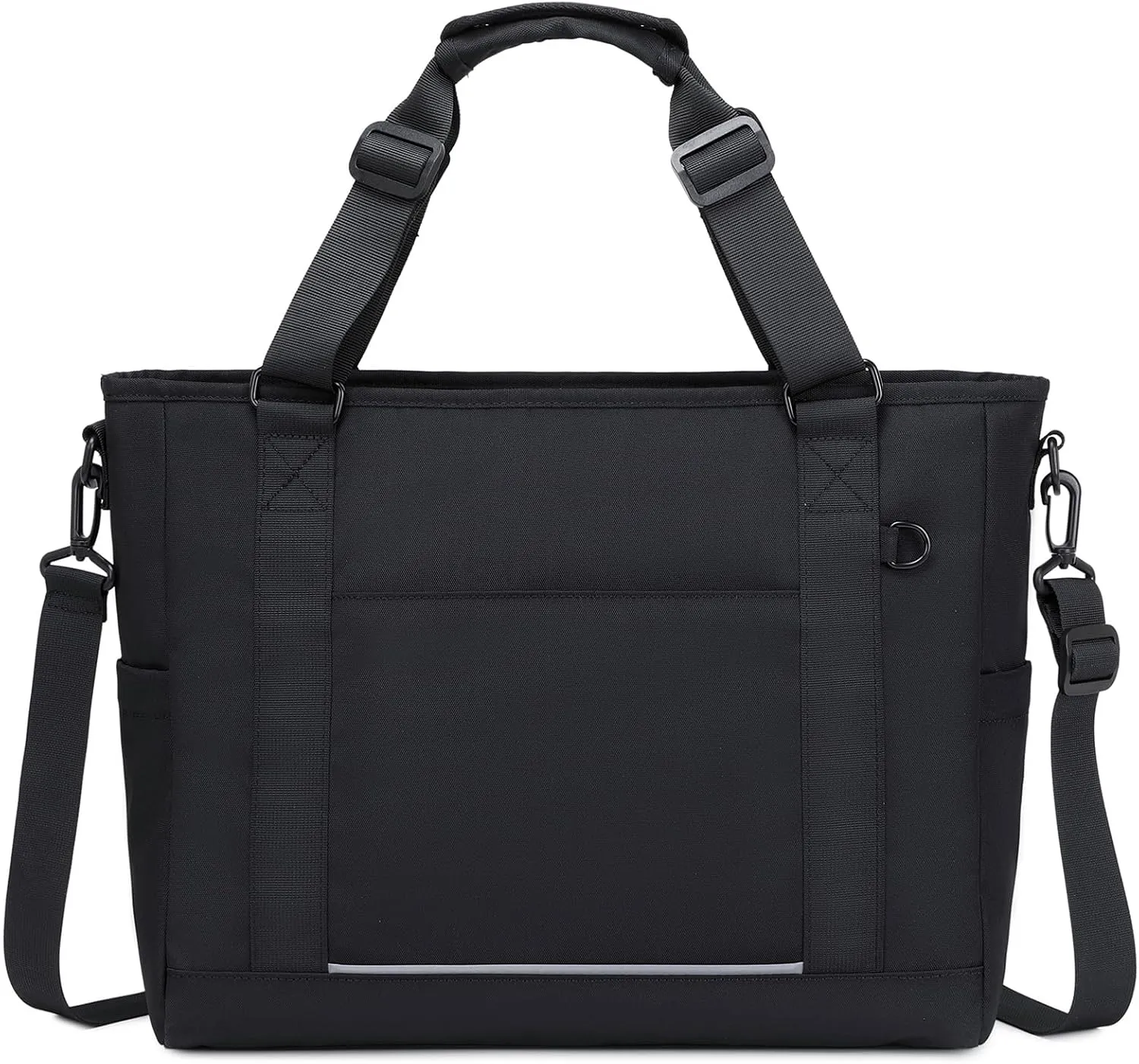 mygreen Laptop Tote Bag, Middle Size Computer Messenger Teacher Bag with 15.6 inch Padded Laptop Sleeve