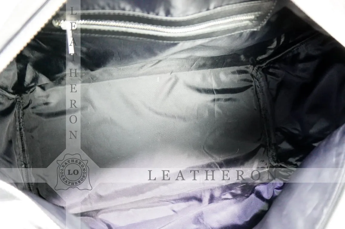 Natural COWHIDE Duffel Bag Hair On Leather TRAVEL Bag Real Cow hide Luggage Bag Original Cow Skin Duffel Bag | DB51