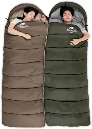 Naturehike Sleeping Bags for Adults, Cold Weather, Backpacking Lightweight Waterproof & Windproof, Backpacking Sleeping Bag for Camping Hiking Outdoor Travel 51.8℉-26.6℉