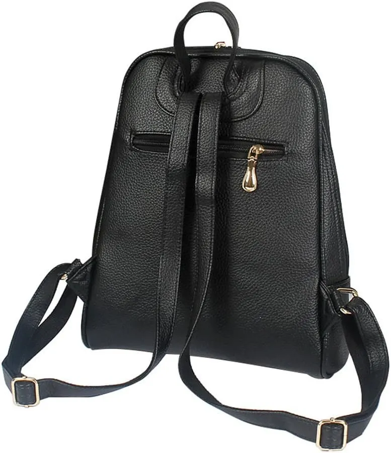 Nevenka Backpack Purse for Women Casual Shoulder Bag PU Leather Zipper Closure Adjustable Strap…