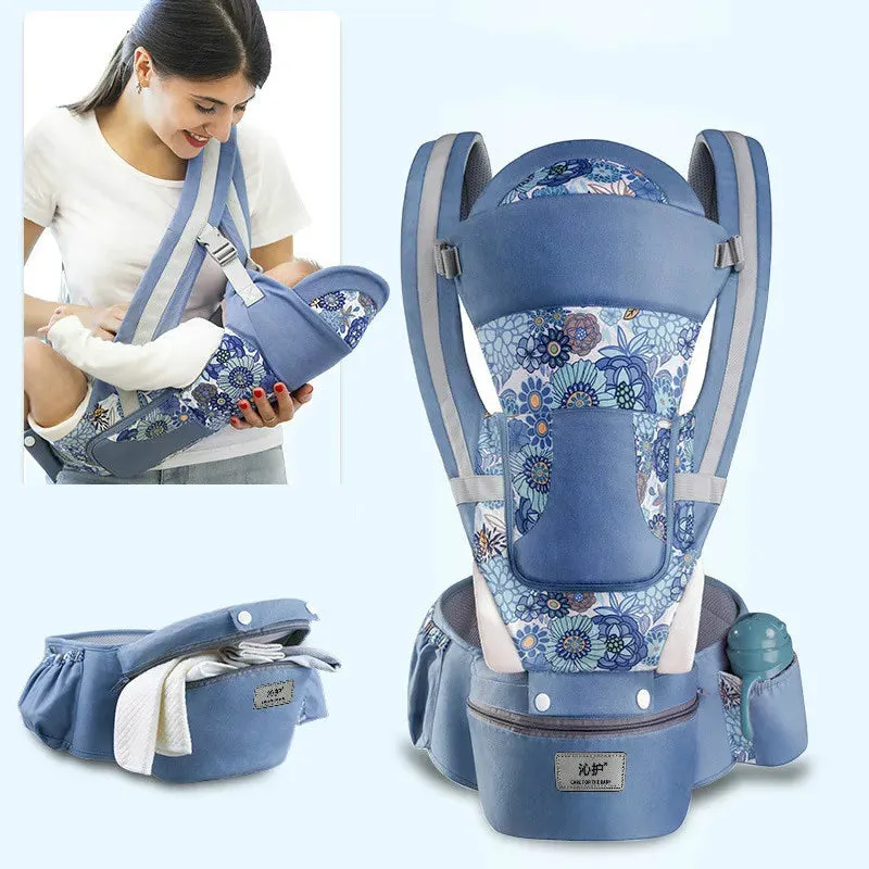 New 0-48 Month Ergonomic Baby Carrier Infant Baby Hipseat Carrier 3 In 1 Front Facing Ergonomic Kangaroo Baby Wrap Sling