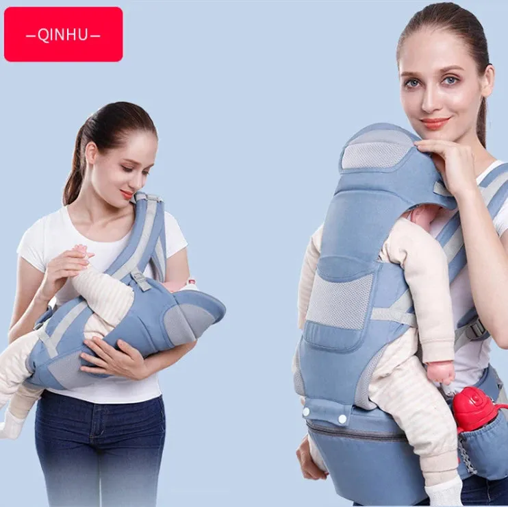 New 0-48 Month Ergonomic Baby Carrier Infant Baby Hipseat Carrier 3 In 1 Front Facing Ergonomic Kangaroo Baby Wrap Sling
