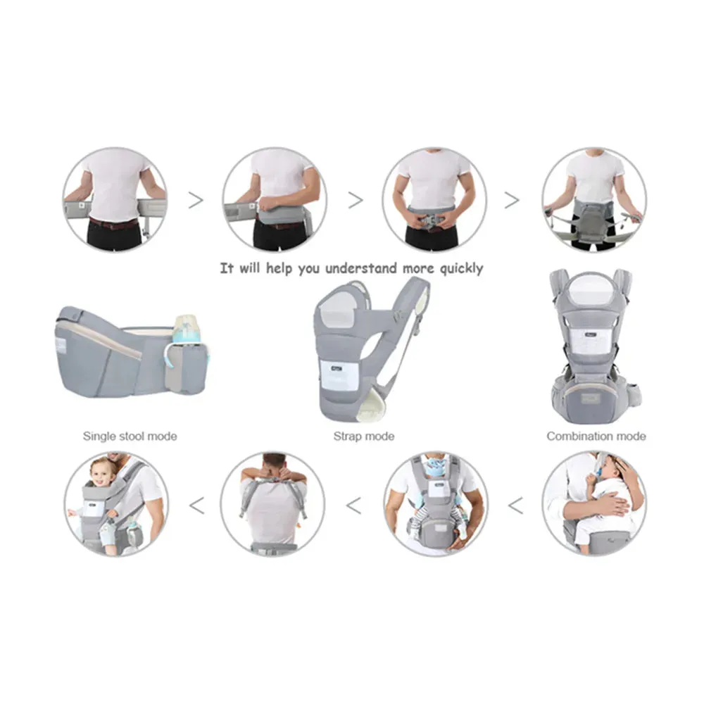Newborn Cotton Baby Carrier Ergonomic Infant Waist Stool
