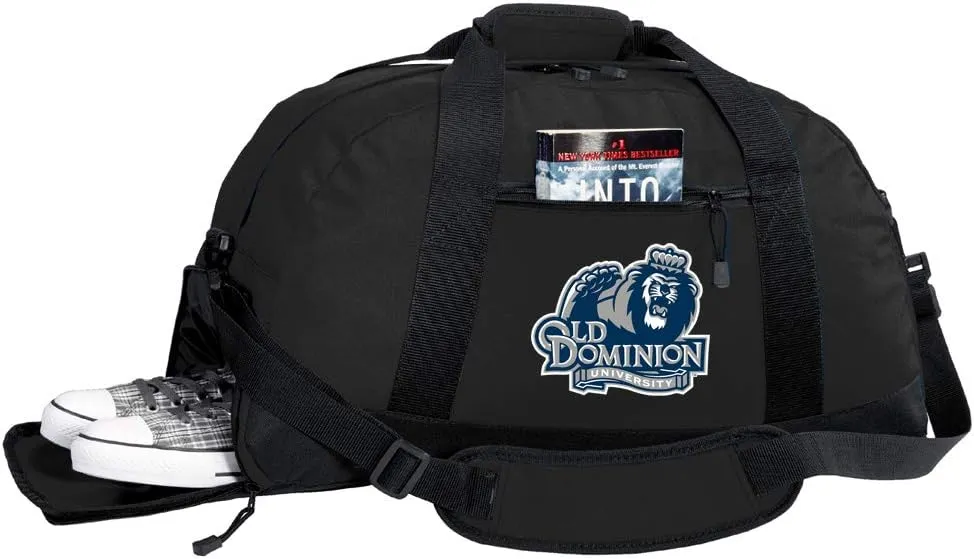 Old Dominion University Duffel Bag - ODU Gym Bags w/SHOE POCKET