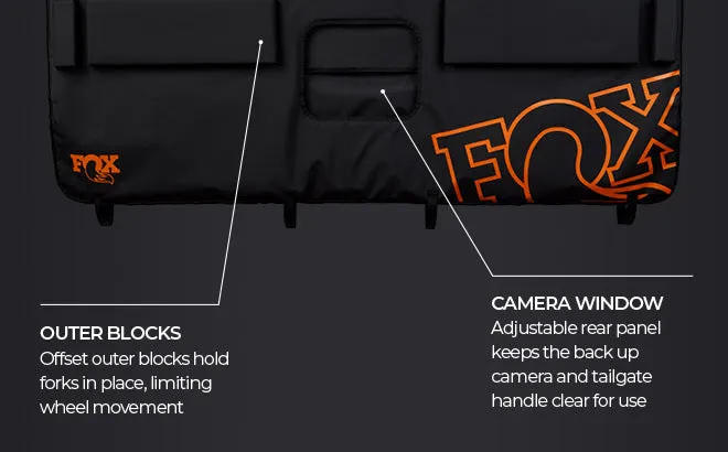 Overland Tailgate Pad-Black-Full Black FULL 6 Bikes