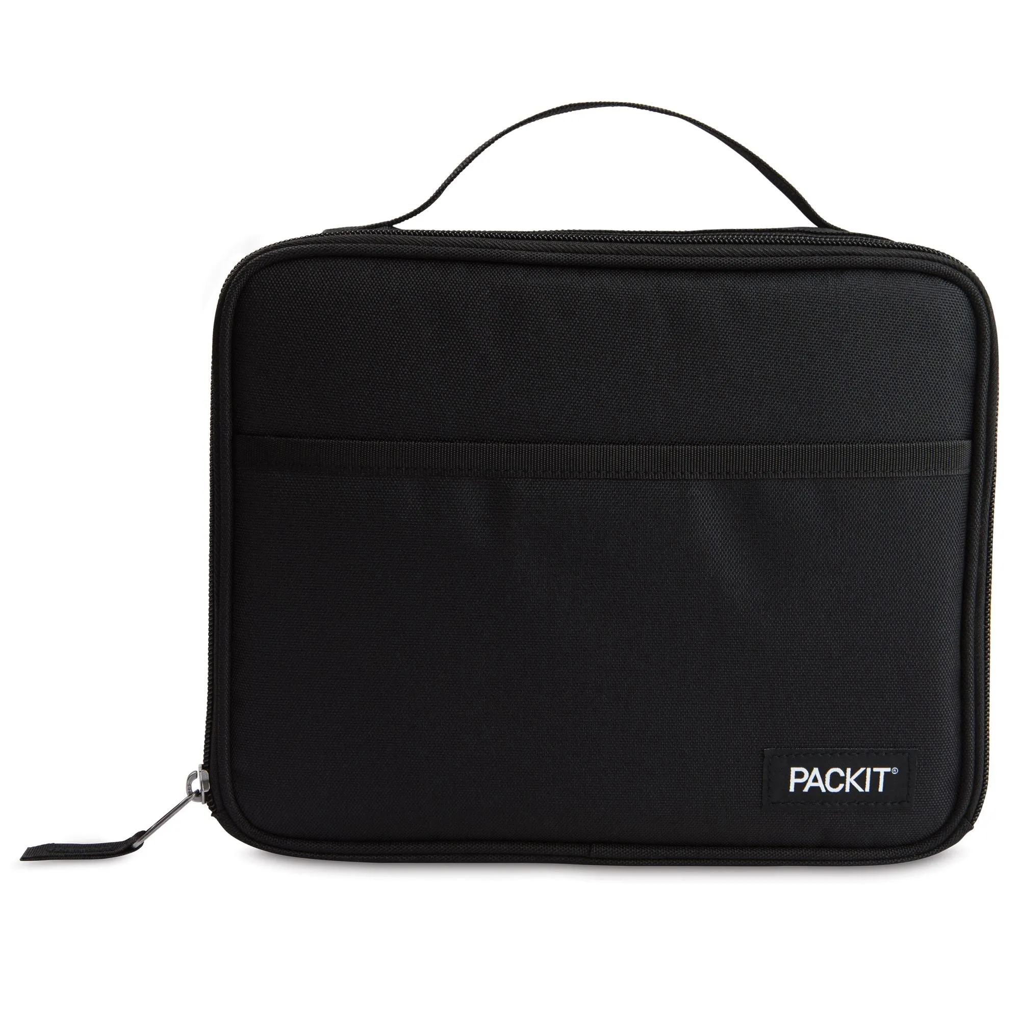PackIt Classic Lunch Box Black - Polycanvas Freezer safe