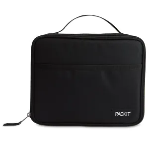 PackIt Classic Lunch Box Black - Polycanvas Freezer safe