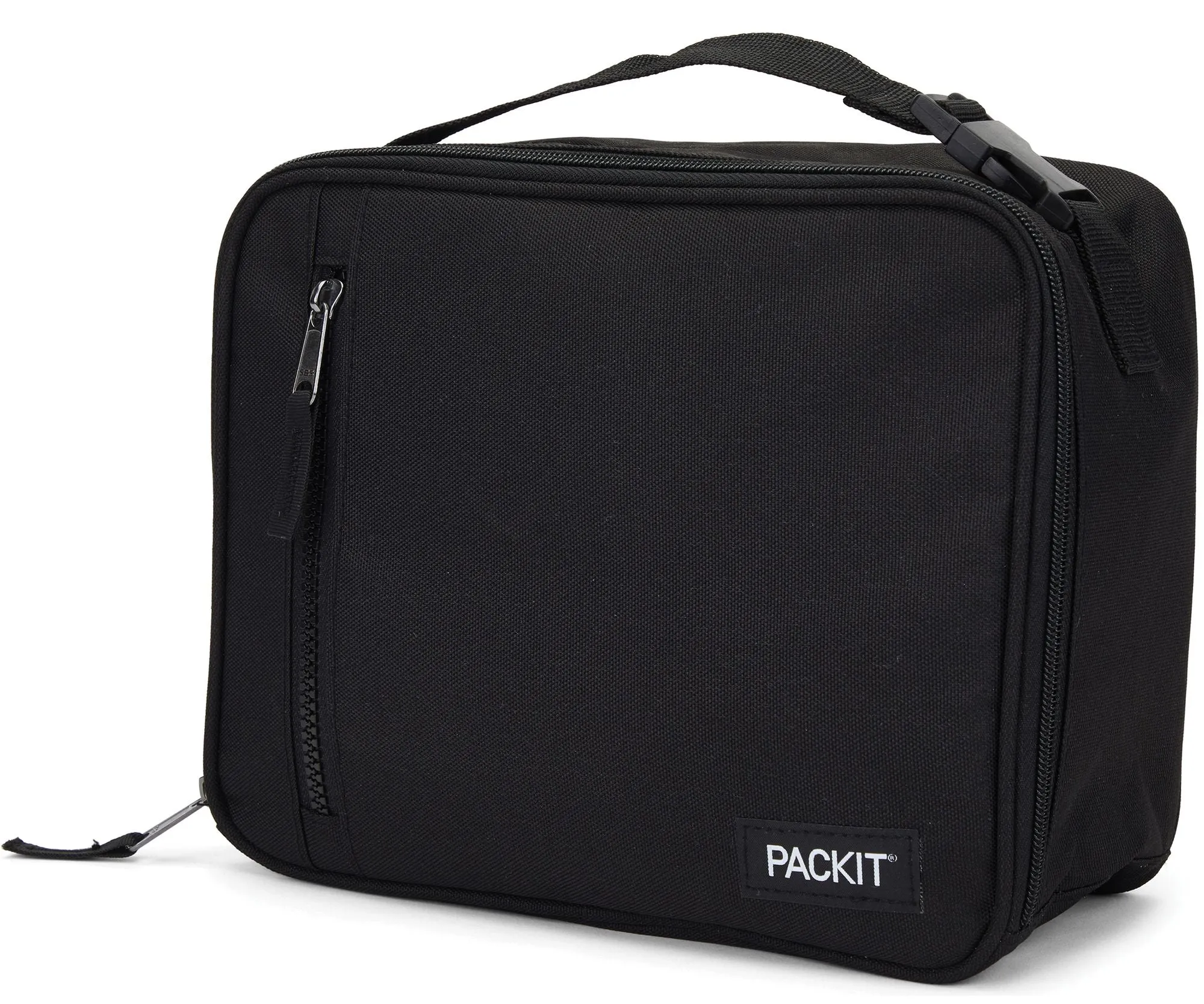 PackIt Classic Lunch Box Black - Polycanvas Freezer safe