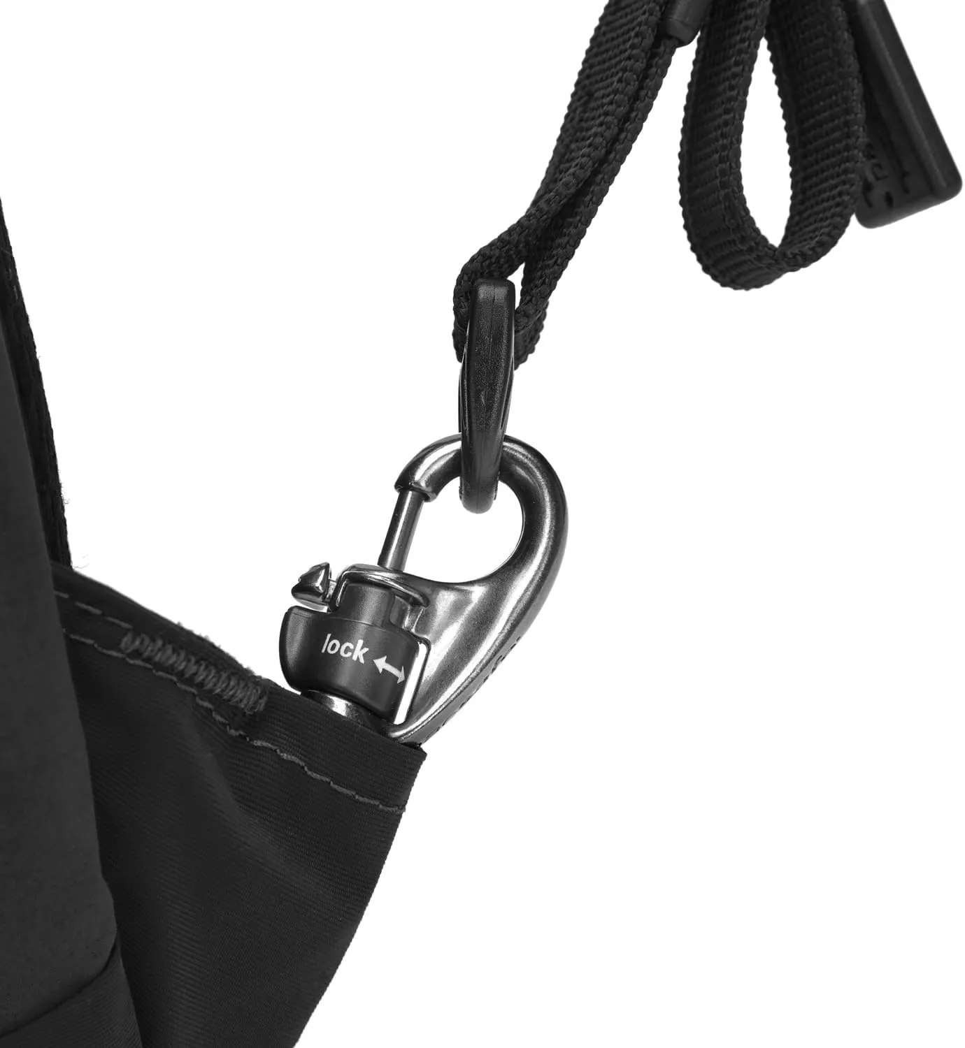 Pacsafe Metrosafe LS350 15 Liter Anti Theft Laptop Daypack/Backpack - with Padded 13" Laptop Sleeve, Black