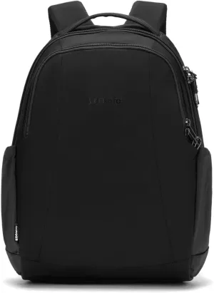 Pacsafe Metrosafe LS350 15 Liter Anti Theft Laptop Daypack/Backpack - with Padded 13" Laptop Sleeve, Black