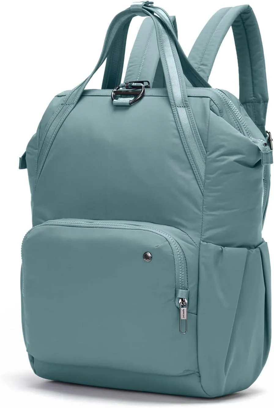 Pacsafe Women's Citysafe CX 17L Anti Theft Backpack-Fits 16 inch Laptop, Fresh Mint, One Size