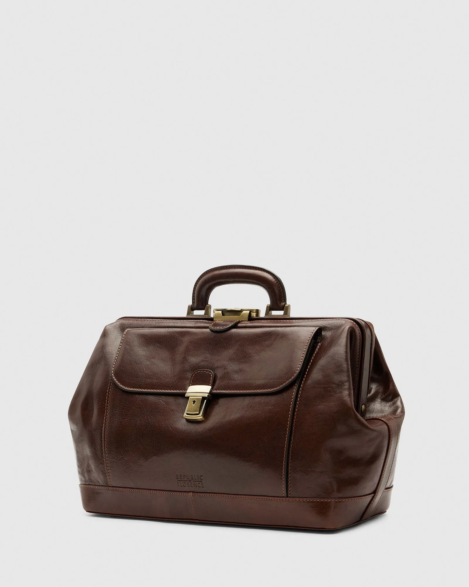Panacea Brown - Leather Doctor Bag