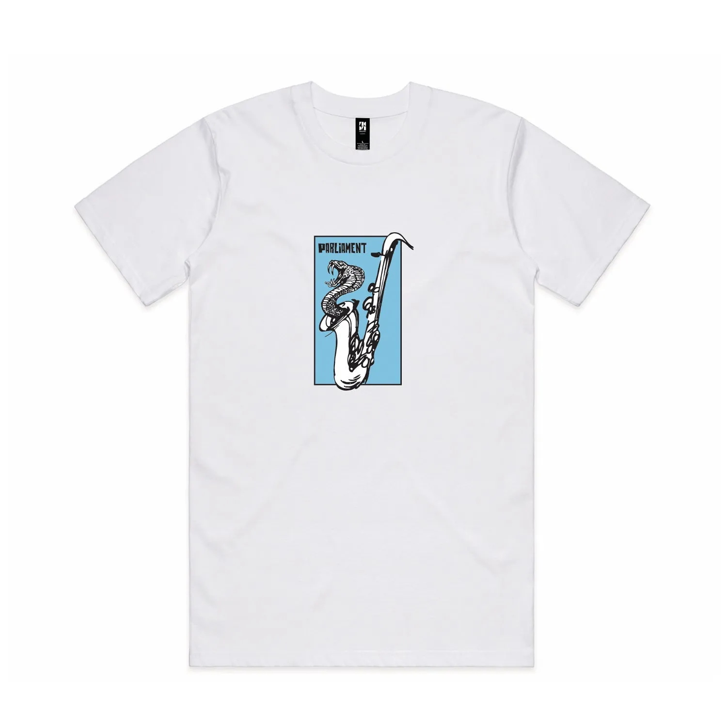 Parliament - Snake Jazz Tee - White
