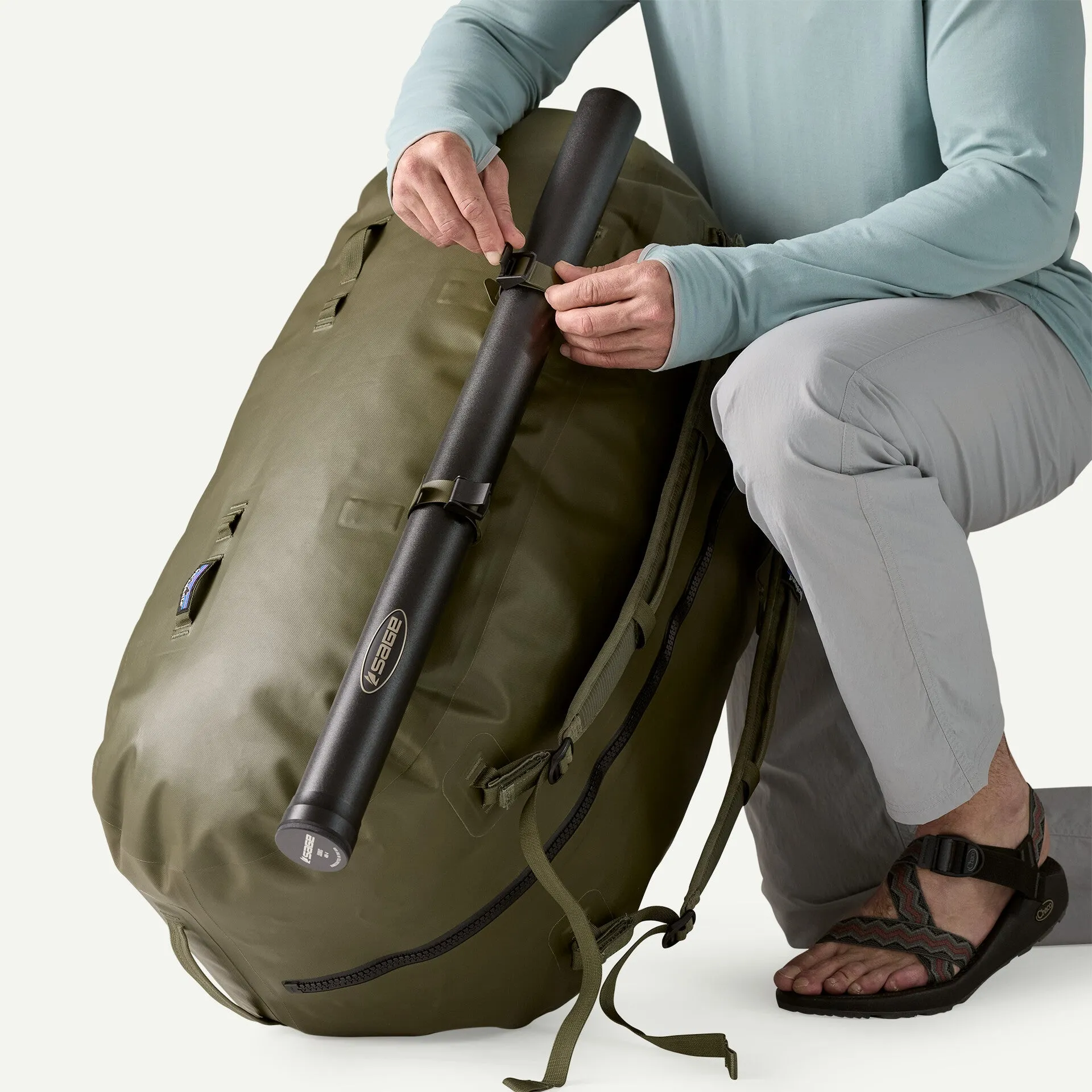 Patagonia Guidewater Duffel - 80L - Basin Green