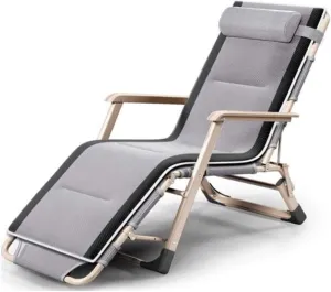 Patio Lounge Chairs,Sun Lounger Chair Recliner Nap Folding Beach Chair Lunch Break Nap Chair Leisure Folding Deck Chair Office Folding Bed Outdoor