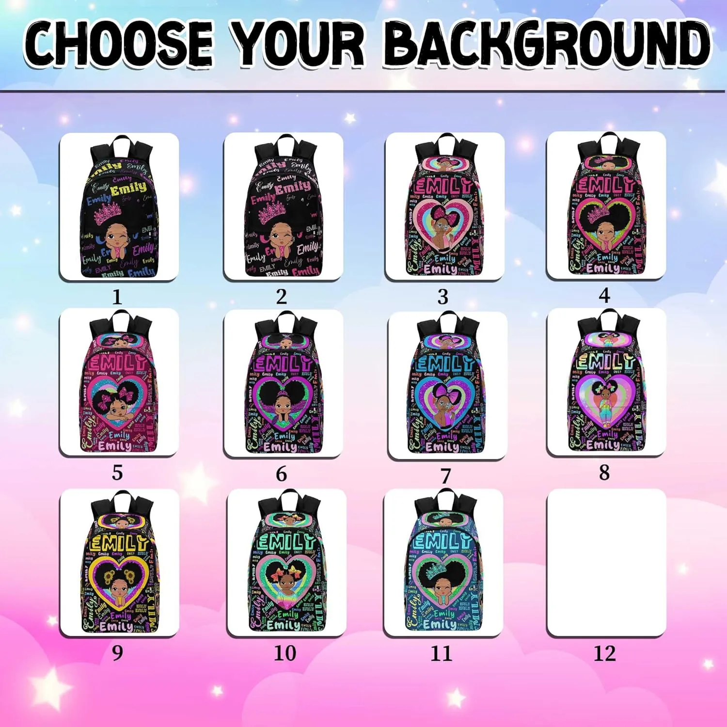 Personalized Backpack Lunch Bag Set for Daughter from Mom, Custom Monogrammed Schoolbag and Lunch Box with Name Customized Shoulder Bag Lunchbox Set for Teenagers