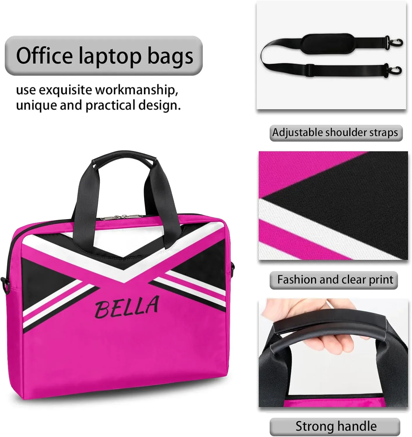 Personalized Custom Laptop Bag,Customized Computer Notebook Protective Bag Briefcase Sleeve Case