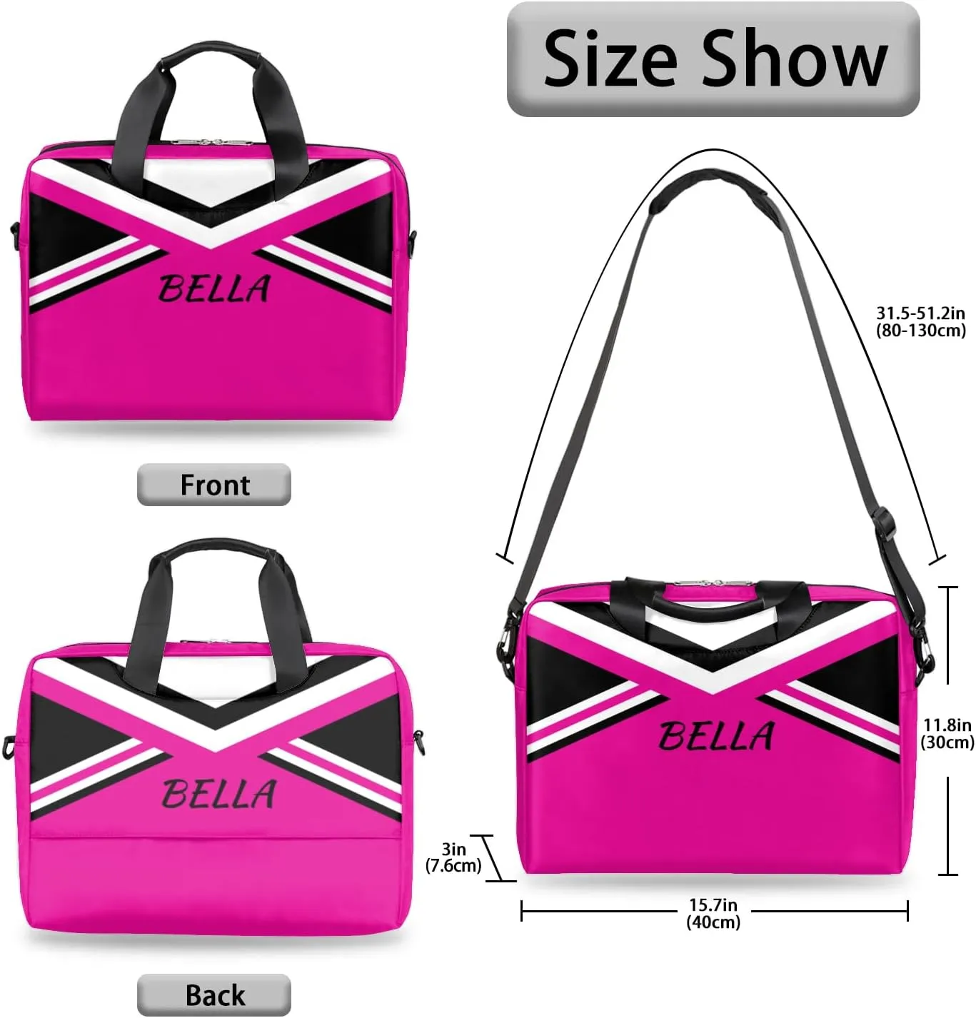 Personalized Custom Laptop Bag,Customized Computer Notebook Protective Bag Briefcase Sleeve Case