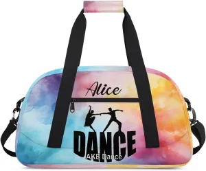 Personalized Duffel Bag Dance Bag for Dancers Small Luggage Bag Custom Gym Bag for Girls Hand Bag With Name Danceing Bag for Kids
