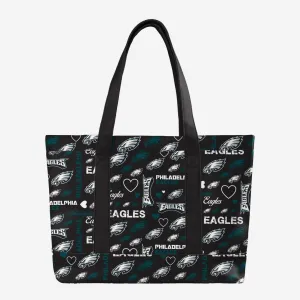 Philadelphia Eagles Logo Love Tote Bag