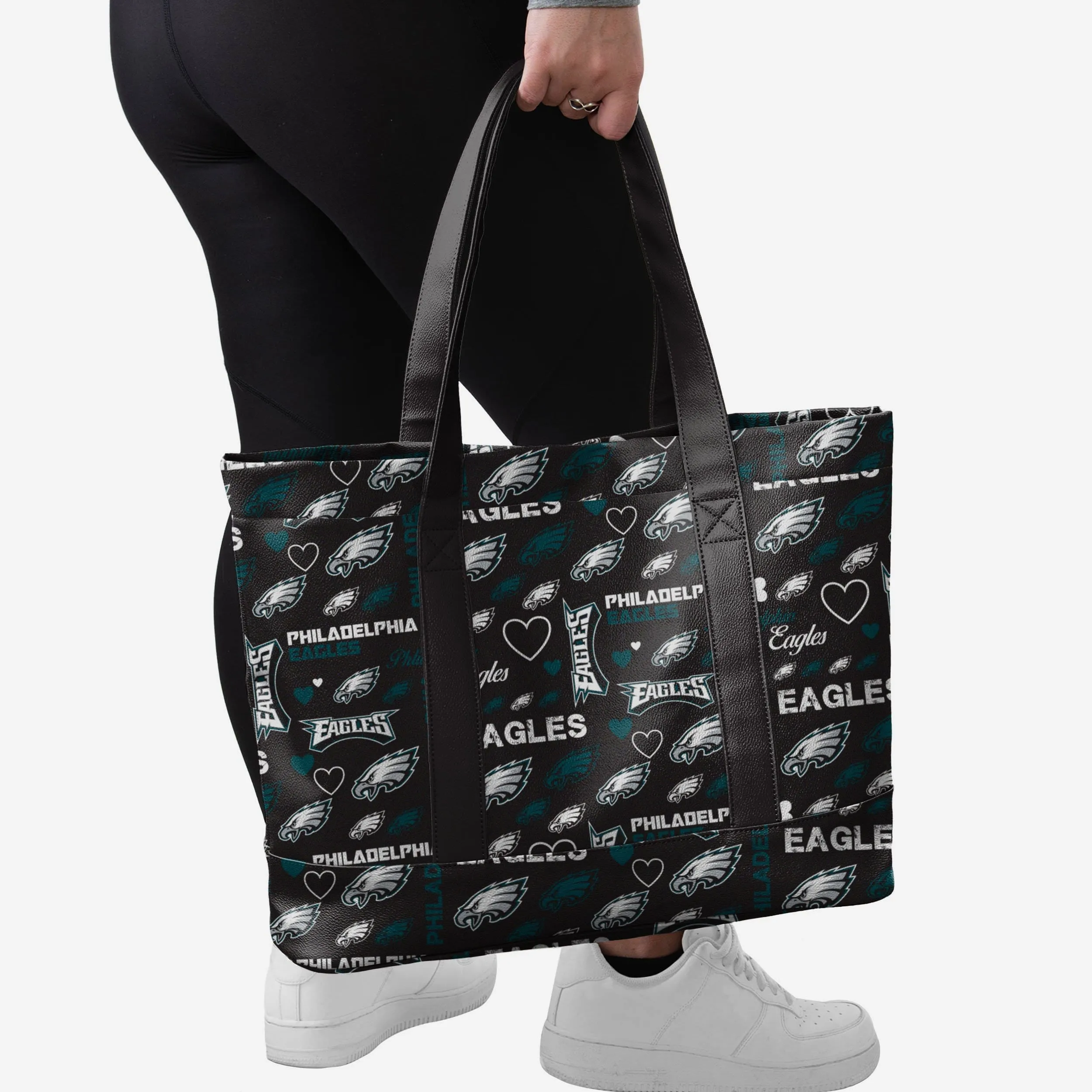 Philadelphia Eagles Logo Love Tote Bag