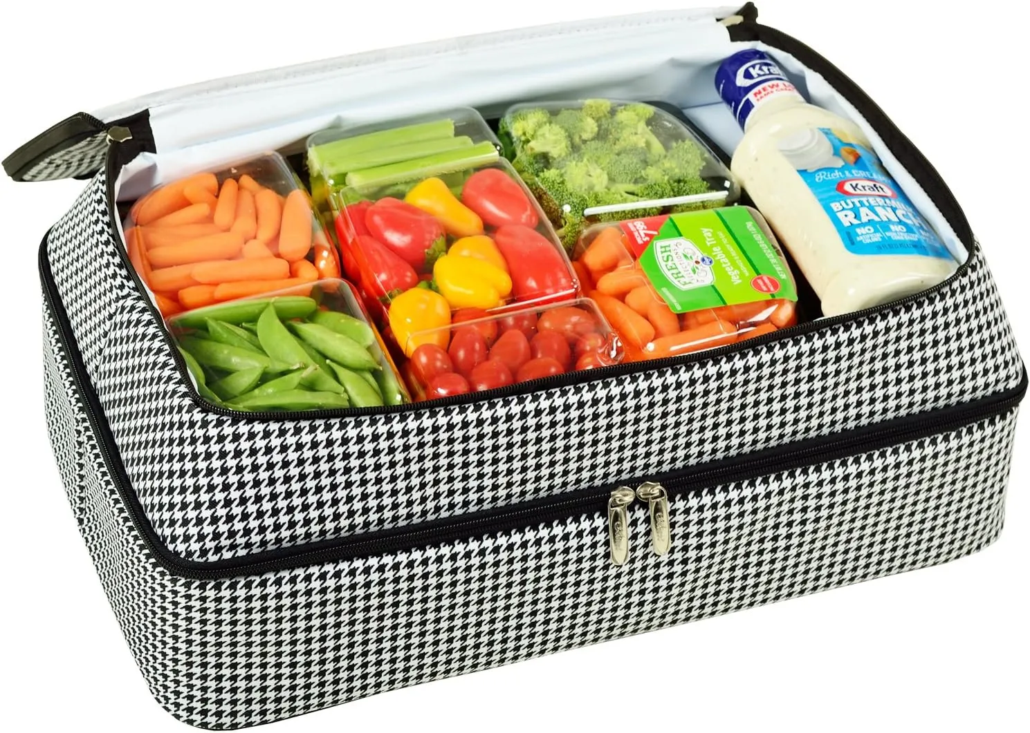 Picnic at Ascot Original Insulated Double Layer Thermal Food and Casserole Carrier- keeps Food Hot or Cold- Designed & Quality Approved in the USA