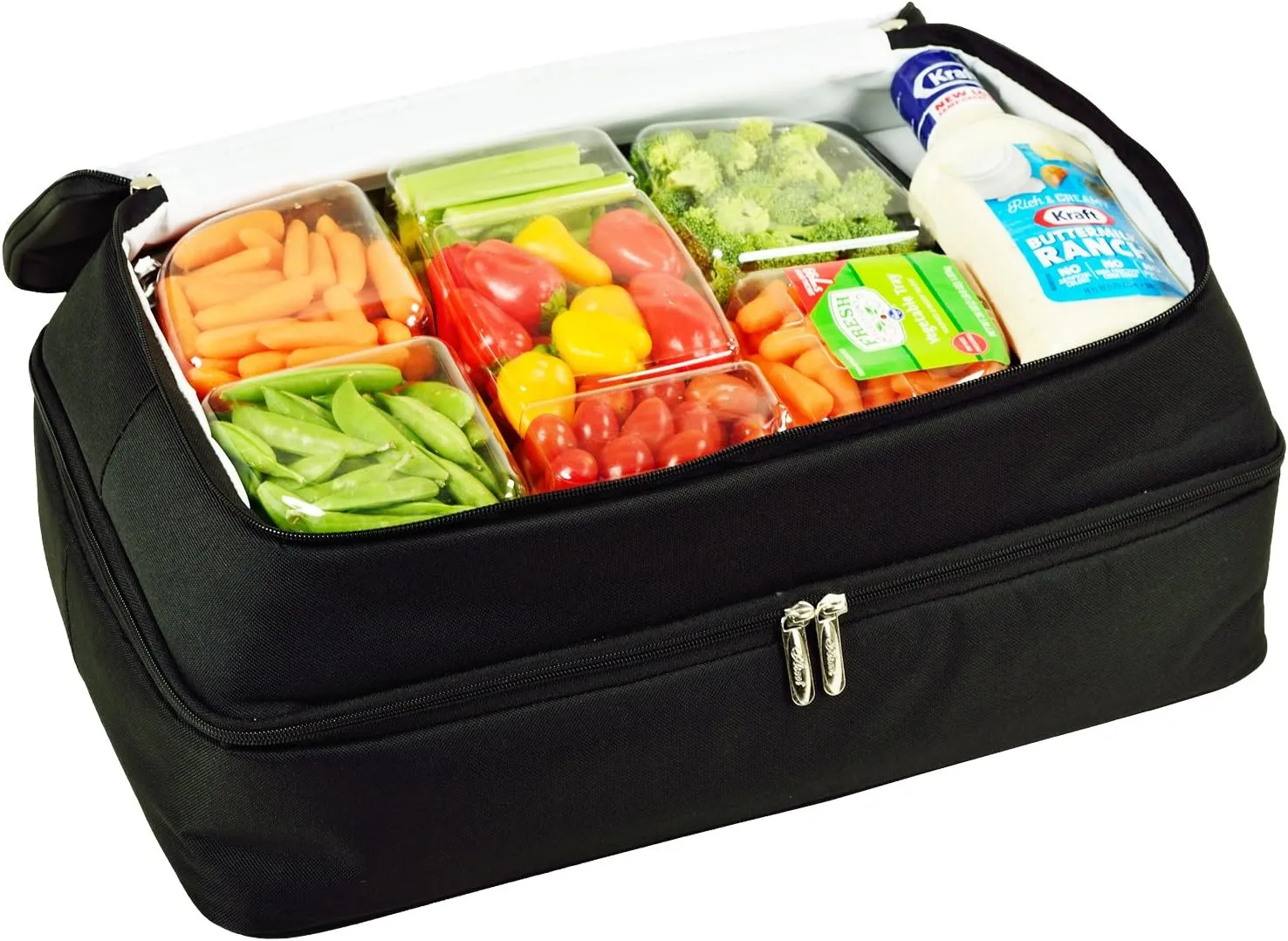 Picnic at Ascot Original Insulated Double Layer Thermal Food and Casserole Carrier- keeps Food Hot or Cold- Designed & Quality Approved in the USA