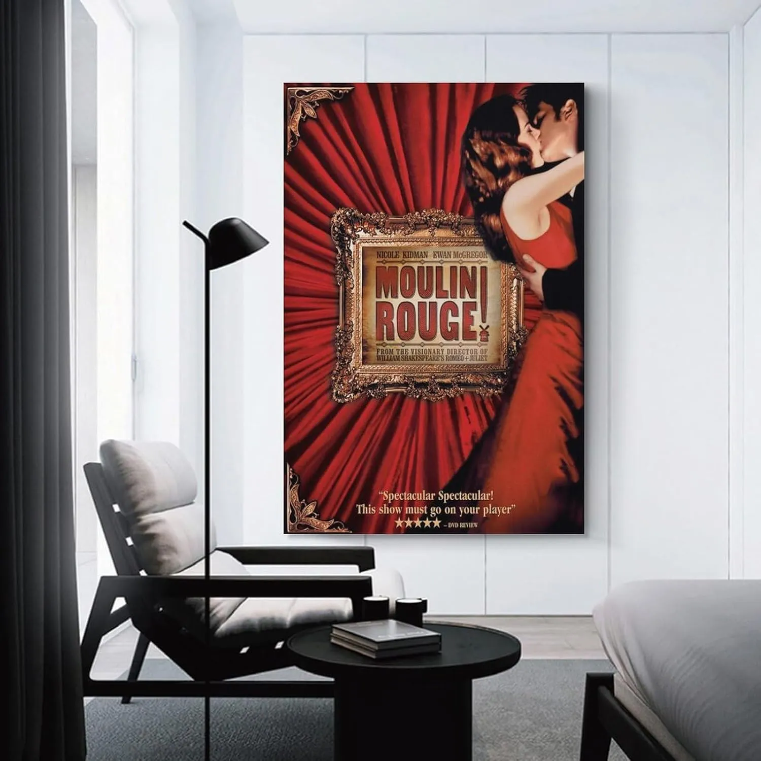 Pigalle Red Light District-Moulin Rouge Movie Poster Wall Art Canvas Print Poster Home Bathroom Bedroom Office Living Room Decor Canvas Poster Unframe-style20x30inch(50x75cm)