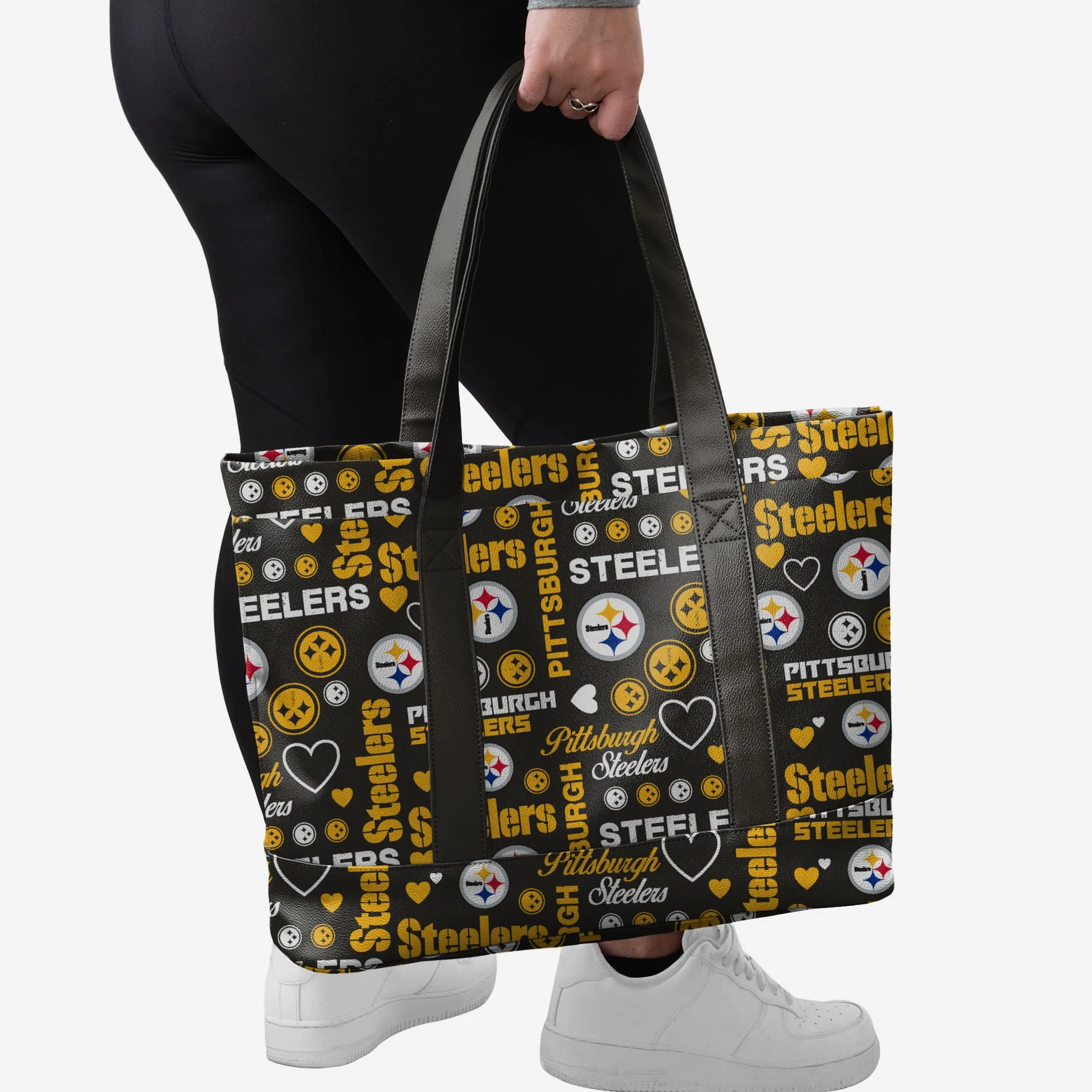 Pittsburgh Steelers Logo Love Tote Bag
