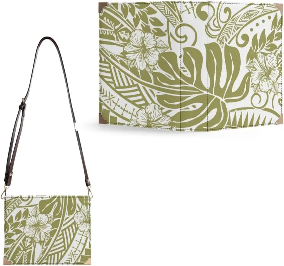 Polynesian Custom Book Storage Bag Pattern Design Rectangular Crossbody Bag Female Student Teen All-Match Women Bag